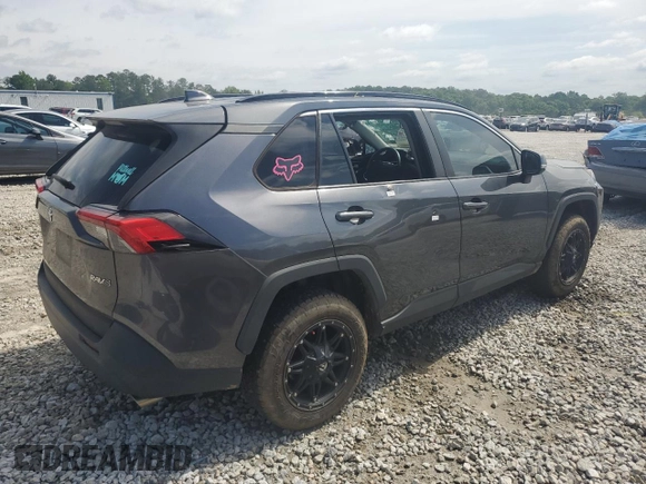 2020 Toyota RAV4 XLE with VIN 2T3P1RFV4LC096476, listed as a Copart auction lot 56592615 with 90,310 mi miles and Salvage title. Bid and sale history available at DreamBid. Image 3.