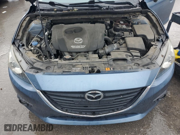 2015 Mazda 3 i Grand Touring with VIN JM1BM1M77F1242152, listed as a Copart auction lot 58266045 with 81,503 mi miles and Salvage title. Bid and sale history available at DreamBid. Image 11.