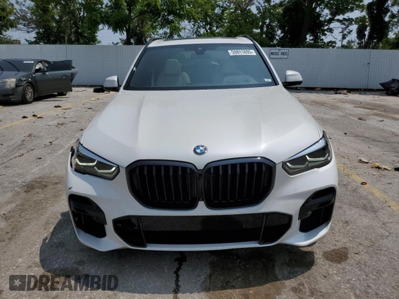 2022 BMW X5 xDrive40i with VIN 5UXCR6C06N9K96399, listed as a Copart auction lot 59893805 with 41,906 mi miles and Salvage title. Bid and sale history available at DreamBid. Image 5.