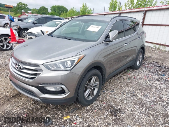 2018 Hyundai Santa Fe 2.4L with VIN 5NMZU3LB1JH100507, listed as a IAAI auction lot 42182116 with 103,826 mi miles and . Bid and sale history available at DreamBid. Image 17.