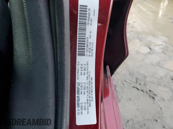 2015 Chrysler 200 Limited with VIN 1C3CCCAB0FN574474, listed as a Copart auction lot 47835205 with 168,282 mi miles and Non Repairable. Bid and sale history available at carsss.com. Image 12.