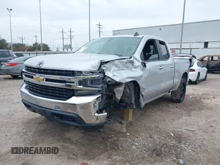 2020 Chevrolet Silverado 1500 LT with VIN 1GCRYDEDXLZ200399, listed as a IAAI auction lot 41320534 with 98,895 mi miles. Bid and sale history available at carsss.com. Image 2.