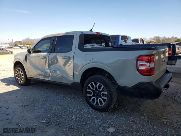 2024 Ford Maverick LARIAT with VIN 3FTTW8M34RRB42640, listed as a Copart auction lot 45318125 with 3596 miles and Salvage Title. Bid and sale history available at carsss.com. Image 2.