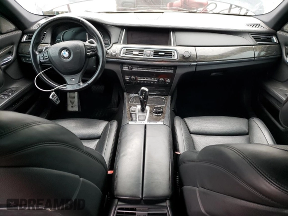 2014 BMW 7 Series 750i xDrive with VIN WBAYB6C57ED224998, listed as a Copart auction lot 81931474 with 0 mi miles and Salvage Title. Bid and sale history available at carsss.com. Image 8.