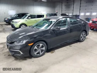 2020 Honda Civic Sedan LX with VIN 2HGFC2F65LH508846, listed as a Copart auction lot 48171715 with 15,996 mi miles and Salvage Title. Bid and sale history available at carsss.com. Image 1.