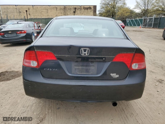 2007 Honda Civic Sdn EX with VIN 1HGFA16887L067823, listed as a Copart auction lot 52708075 with 120,721 mi miles and Salvage Title. Bid and sale history available at carsss.com. Image 6.