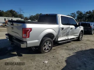2015 Ford F-150 XLT with VIN 1FTEW1C82FFD03024, listed as a Copart auction lot 89264915 with 143,939 mi miles and Salvage Title. Bid and sale history available at carsss.com. Image 3.