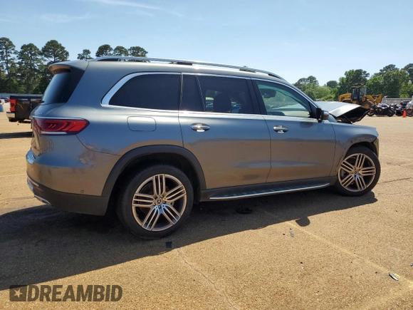 2021 Mercedes-Benz GLS 450 with VIN 4JGFF5KE1MA472444, listed as a Copart auction lot 50698214 with 47,947 mi miles and . Bid and sale history available at DreamBid. Image 3.
