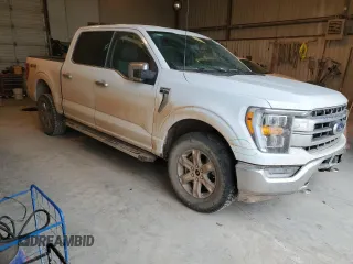 2023 Ford F-150 XL with VIN 1FTEW1EP9PKF30448, listed as a Copart auction lot 44370485 with 35,624 mi miles and Salvage Title. Bid and sale history available at carsss.com. Image 4.