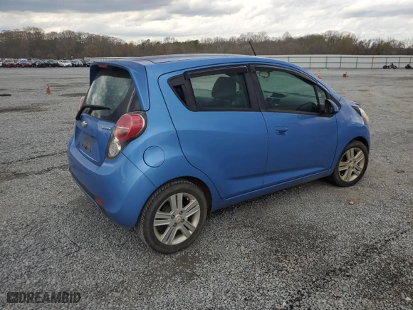 2014 Chevrolet Spark LS with VIN KL8CB6S93EC453808, listed as a Copart auction lot 49485075 with 0 mi miles and Salvage Title. Bid and sale history available at carsss.com. Image 3.