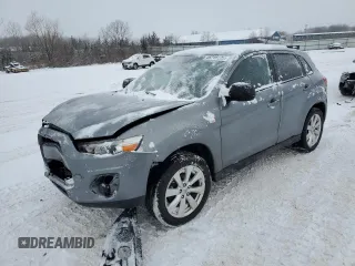 2015 Mitsubishi Outlander Sport ES with VIN 4A4AR3AU8FE034186, listed as a Copart auction lot 46246125 with 135,333 mi miles and Salvage Title. Bid and sale history available at carsss.com. Image 1.
