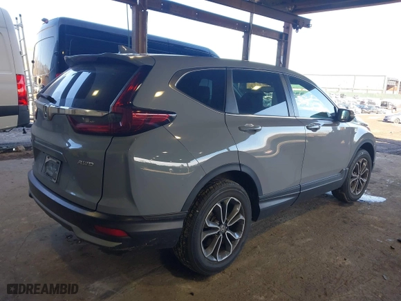 2021 Honda CR-V EX-L with VIN 5J6RW2H85MA010741, listed as a IAAI auction lot 41296406 with 17,309 mi miles. Bid and sale history available at carsss.com. Image 4.