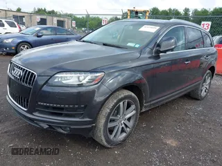 2014 Audi Q7 Premium Plus with VIN WA1LGAFE7ED001805, listed as a IAAI auction lot 42424693 with 92,720 mi miles and . Bid and sale history available at DreamBid. Image 17.