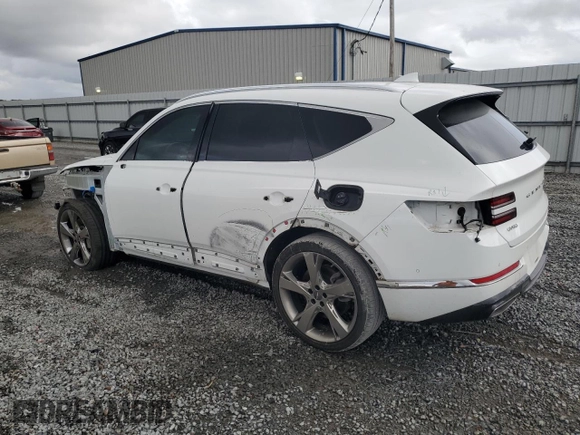 2022 Genesis GV80 Advanced Plus with VIN KMUHCESC4NU101411, listed as a Copart auction lot 77366134 with 37,023 mi miles and Salvage title. Bid and sale history available at DreamBid. Image 2.
