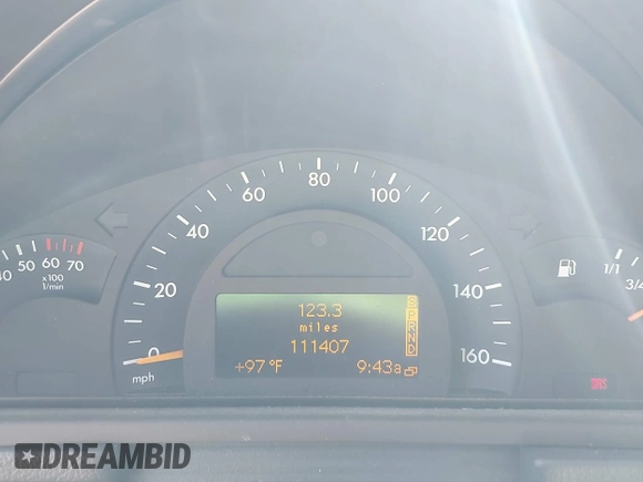 2001 Mercedes-Benz C 320 with VIN WDBRF64J81F020036, listed as a IAAI auction lot 41998198 with 111,407 mi miles and . Bid and sale history available at DreamBid. Image 7.