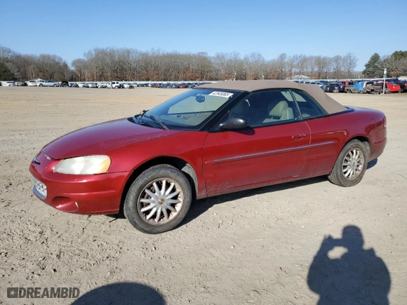 2002 Chrysler Sebring LXi with VIN 1C3EL55R52N211724, listed as a Copart auction lot 42545065 with 161,321 mi miles and Clean Title. Bid and sale history available at carsss.com. Image 1.