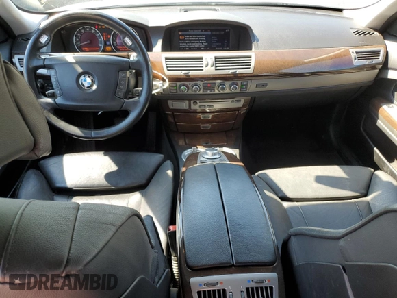 2006 BMW 7 Series 750Li with VIN WBAHN835X6DT59235, listed as a Copart auction lot 50221505 with 172,187 mi miles and Salvage Title. Bid and sale history available at carsss.com. Image 8.