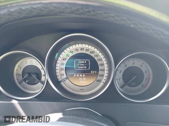 2012 Mercedes-Benz C 250 with VIN WDDGJ4HB0CF742530, listed as a IAAI auction lot 42433948 with 124,474 mi miles and . Bid and sale history available at DreamBid. Image 7.