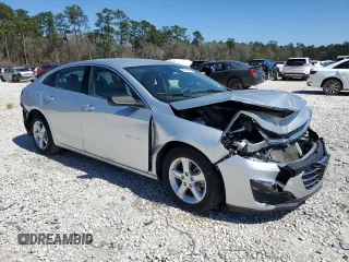 2022 Chevrolet Malibu LS with VIN 1G1ZC5ST0NF167071, listed as a Copart auction lot 47744305 with 30,689 mi miles and Salvage Title. Bid and sale history available at DreamBid. Image 4.