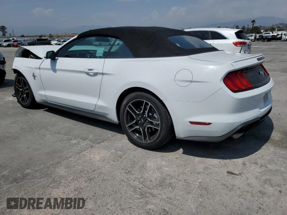 2022 Ford Mustang EcoBoost z VIN 1FATP8UHXN5101943, wystawiony jako Copart lot #55605855 z przebiegiem 62 839 mil mil oraz Szkoda całkowita • Salvage title. Historia ofert i sprzedaży dostępna na DreamBid. Obrazek 2.