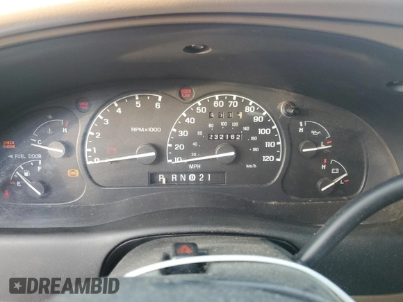 1998 Ford Explorer XL with VIN 1FMZU34E5WUB48287, listed as a Copart auction lot 58222465 with 232,162 mi miles and Non repairable. Bid and sale history available at DreamBid. Image 9.
