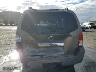 2005 Nissan Pathfinder LE with VIN 5N1AR18U45C788595, listed as a Copart auction lot 44402095 with 254,472 mi miles and Salvage Title. Bid and sale history available at carsss.com. Image 6.