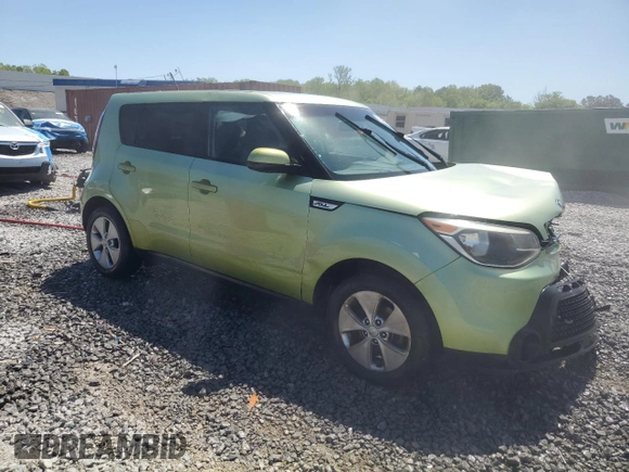 2015 Kia Soul with VIN KNDJN2A21F7812053, listed as a Copart auction lot 53486105 with 184,637 mi miles and Salvage Title. Bid and sale history available at DreamBid. Image 4.