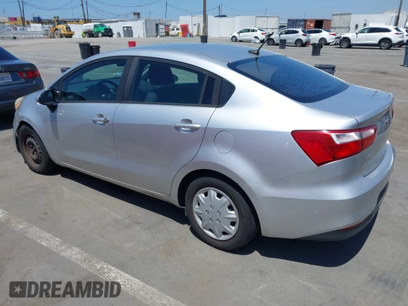 2016 Kia Rio LX with VIN KNADM4A32G6670837, listed as a IAAI auction lot 42154148 with 92,859 mi miles. Bid and sale history available at carsss.com. Image 3.