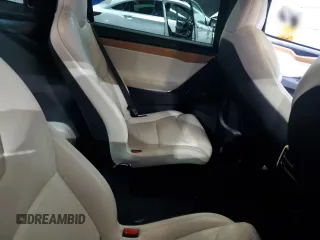 2020 Tesla Model X Long Range with VIN 5YJXCBE26LF228781, listed as a Copart auction lot 46417835 with 46,148 mi miles and Salvage Title. Bid and sale history available at DreamBid. Image 12.
