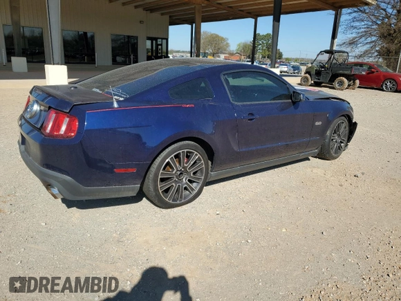 2012 Ford Mustang GT Premium with VIN 1ZVBP8CF6C5288565, listed as a Copart auction lot 48349235 with 157,347 mi miles and Salvage Title. Bid and sale history available at DreamBid. Image 3.
