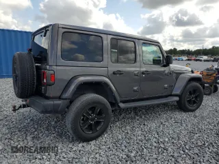 2021 Jeep Wrangler Unlimited Sahara с VIN 1C4HJXEG2MW729537, выставлен на аукционе Copart как лот 57131645 с пробегом 49 179 миль миль и Списание • Salvage title. История ставок и продаж доступна на DreamBid. Изображение 3.