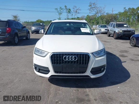 2015 Audi Q3 Premium Plus with VIN WA1EFCFS7FR010697, listed as a IAAI auction lot 41948566 with 167,001 mi miles and . Bid and sale history available at DreamBid. Image 12.