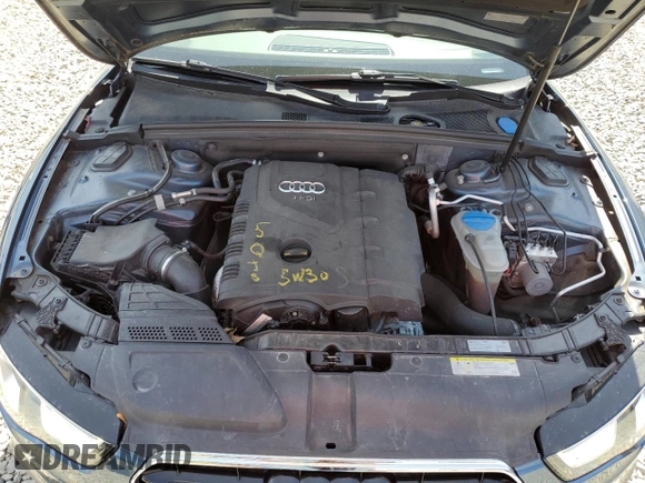2016 Audi A5 Premium with VIN WAUD2AFR4GA001175, listed as a Copart auction lot 53177655 with 76,380 mi miles and Salvage title. Bid and sale history available at DreamBid. Image 11.
