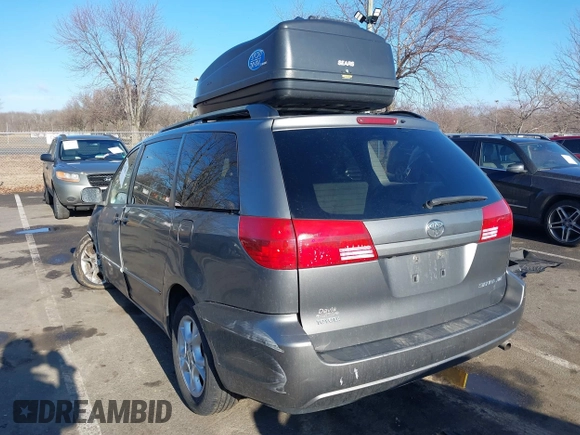 2005 Toyota Sienna XLE with VIN 5TDZA22CX5S284040, listed as a IAAI auction lot 41687083 with 191,388 mi miles and . Bid and sale history available at DreamBid. Image 3.