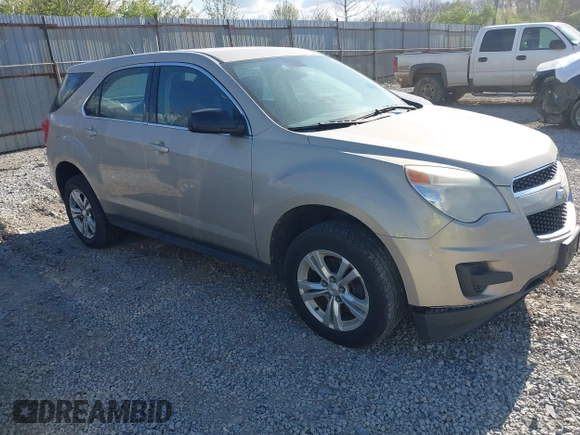 2011 Chevrolet Equinox LS with VIN 2GNALBEC4B1206009, listed as a IAAI auction lot 42035978 with 125,730 mi miles. Bid and sale history available at carsss.com. Image 1.