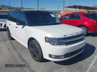 2015 Ford Flex SEL z VIN 2FMGK5C8XFBA11906, wystawiony jako IAAI lot #41989749 z przebiegiem 164 416 mil mil oraz . Historia ofert i sprzedaży dostępna na DreamBid. Obrazek 1.