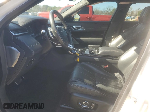 2018 Land Rover Range Rover Velar R-Dynamic HSE with VIN SALYM2RV6JA705357, listed as a Copart auction lot 46335285 with 56,805 mi miles and Salvage Title. Bid and sale history available at carsss.com. Image 7.