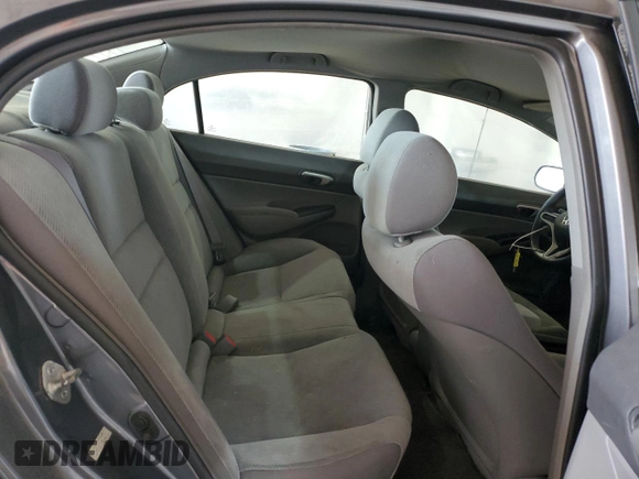 2010 Honda Civic LX with VIN 2HGFA1F53AH326745, listed as a Copart auction lot 54731085 with 196,697 mi miles and Clean Title. Bid and sale history available at DreamBid. Image 10.