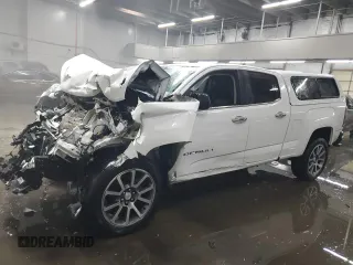 2022 GMC Canyon 4WD Denali with VIN 1GTG6EEN3N1318081, listed as a Copart auction lot 45707795 with 46,882 mi miles and Salvage Title. Bid and sale history available at carsss.com. Image 1.