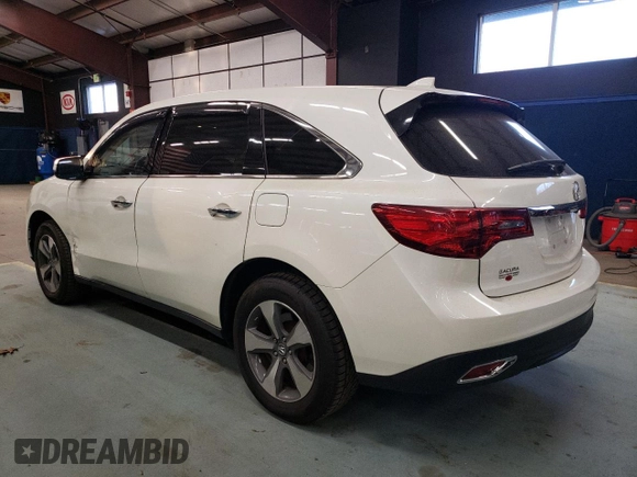 2016 Acura MDX with VIN 5FRYD4H21GB035211, listed as a Copart auction lot 79835604 with 135,233 mi miles and Salvage Title. Bid and sale history available at carsss.com. Image 2.