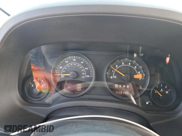 2014 Jeep Patriot Latitude with VIN 1C4NJRFB5ED855888, listed as a Copart auction lot 57969355 with 113,196 mi miles and Salvage title. Bid and sale history available at DreamBid. Image 9.