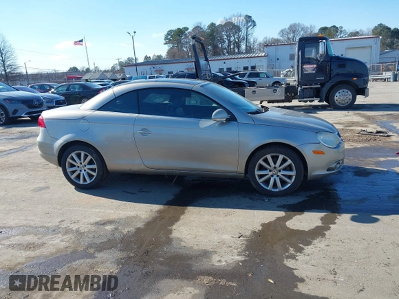 2007 Volkswagen Eos 2.0T with VIN WVWDA71F97V027690, listed as a IAAI auction lot 41625068 with 150,876 mi miles and . Bid and sale history available at DreamBid. Image 13.