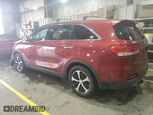 2016 Kia Sorento EX with VIN 5XYPHDA15GG030914, listed as a Copart auction lot 51819955 with 155,201 mi miles and Salvage Title. Bid and sale history available at DreamBid. Image 2.