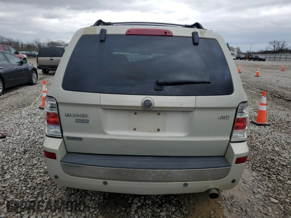 2009 Mercury Mariner Premier with VIN 4M2CU97789KJ11559, listed as a Copart auction lot 50976635 with 152,481 mi miles and Salvage Title. Bid and sale history available at carsss.com. Image 6.