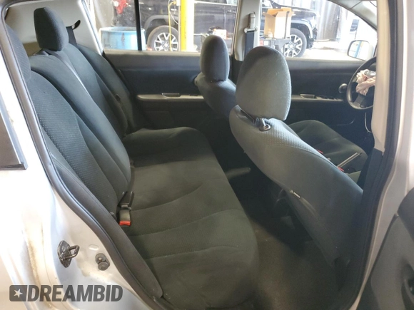 2011 Nissan Versa SL with VIN 3N1BC1CPXBL412353, listed as a Copart auction lot 62581505 with 107,447 mi miles and Salvage title. Bid and sale history available at DreamBid. Image 10.