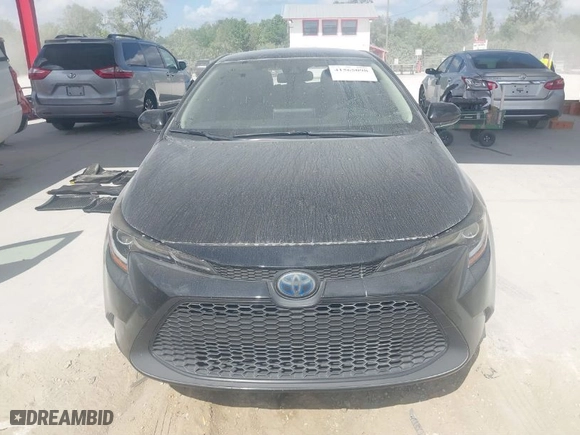 2020 Toyota Corolla Hybrid LE with VIN JTDEBRBEXLJ011535, listed as a IAAI auction lot 41565098 with 233,119 mi miles. Bid and sale history available at carsss.com. Image 12.