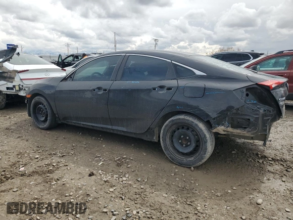 2020 Honda Civic LX with VIN 2HGFC2F62LH594407, listed as a Copart auction lot 51009925 with Not Provided miles and Salvage Title. Bid and sale history available at DreamBid. Image 2.