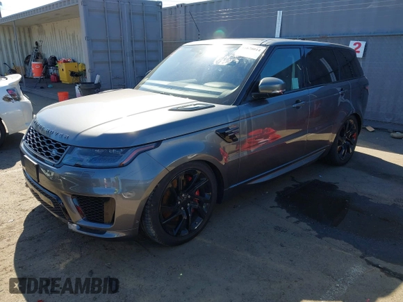 2019 Land Rover Range Rover Sport Dynamic with VIN SALWR2RE0KA825052, listed as a IAAI auction lot 41678014 with 56,814 mi miles. Bid and sale history available at carsss.com. Image 2.