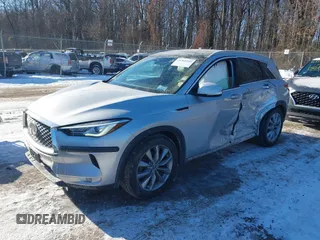 2019 Infiniti QX50 Essential with VIN 3PCAJ5M36KF146085, listed as a IAAI auction lot 41362549 with 73,383 mi miles and . Bid and sale history available at DreamBid. Image 17.