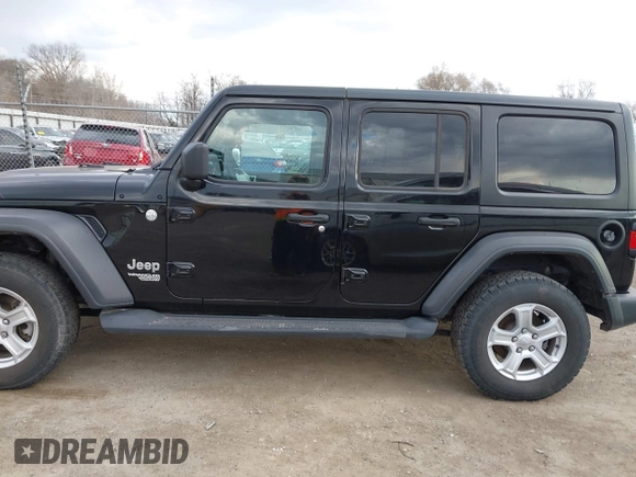 2018 Jeep Wrangler Unlimited Sport с VIN 1C4HJXDGXJW189576, выставлен на аукционе IAAI как лот 41906106 с пробегом 60 463 миль миль и . История ставок и продаж доступна на DreamBid. Изображение 14.